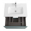 BelBagno Тумба с раковиной Kraft 39-70 подвесная Голубой матовый с раковиной BB700/390ETL