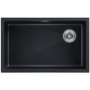 Мойка для кухни Paulmark Lumi UNI-SKEW LU74SK-BLM 74x44 черный металлик