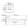 Смеситель для раковины WasserKraft A8251.308 золото