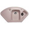 Мойка кухонная GranFest Corner GF-C1040E светло-розовый