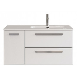 BelBagno Мебель для ванной Eco Cer-N 100-1 R bianco lucido CZR-8095-100-R ручки серые