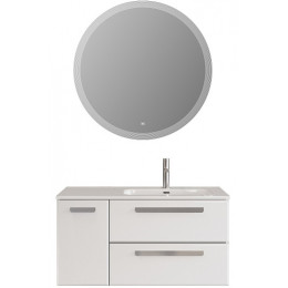 BelBagno Мебель для ванной Eco Cer-N 100-1 R bianco lucido CZR-8095-100-R ручки серые