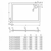 Roltechnik Душевой поддон "FLAT KVADRO 1200x900"