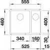Кухонная мойка Blanco Subline 340/160-U (чаша слева), кофе
