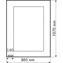 Misty Зеркало для ванной Аврора R.0021.BA.ZF.col 142