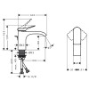 Смеситель для раковины Hansgrohe Vivenis 75010000 хром
