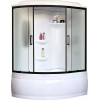 Royal Bath Душевая кабина ALP RB 170ALP-C-BL-R 170x100 R стекло матовое профиль черный матовый