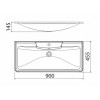 BelBagno Мебель для ванной ACQUA 900 Rovere Rustico, TCH