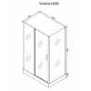 Ceruttispa Душевой уголок Victoria 120