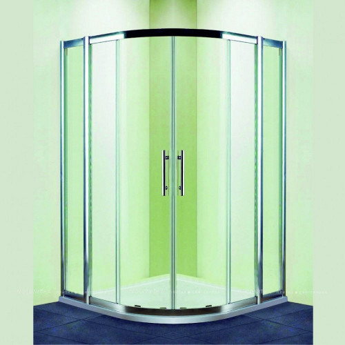 Душевой уголок RGW HO-511 030651111-11 110x110x195 см четверть круга дверь раздвижная стекло прозрачное хром