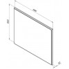 Зеркало Aquanet Nova Lite 100 дуб рустикальный LED