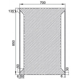 Зеркало Aquanet Сорренто 7085 LED