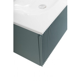 BelBagno Тумба с раковиной Uno 80 с 1 ящиком подвесная Голубой матовый с раковиной BB-8099-3-80