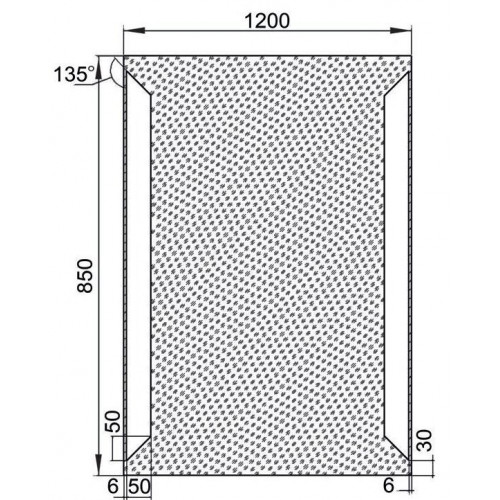 Зеркало Aquanet Сорренто 12085 LED
