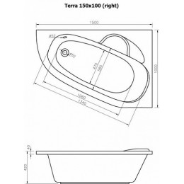 Alpen Фронтальный экран Terra 150x100 L