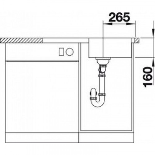 Кухонная мойка Blanco Lantos 45 S-IF Compact