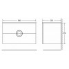 BelBagno Тумба с раковиной ONDA 900 Bianco Lucido