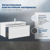 Aquanet Мебель для ванной Агата 100 L подвесная белый сатин