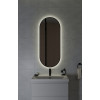 Зеркало ECLIPSE smart 50x122 в черной рамке