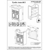 Бриклаер Мебель для ванной Анна 60 L белая