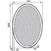 Зеркало Aquanet Комо new 7085 LED 00249358