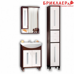 Бриклаер Мебель для ванной Бали 60 L венге