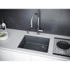 Мойка для кухни Paulmark Lumi UNI-SKEW LU55SK-DG 55.5x44 графит
