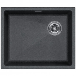 Мойка для кухни Paulmark Lumi UNI-SKEW LU55SK-DG 55.5x44 графит