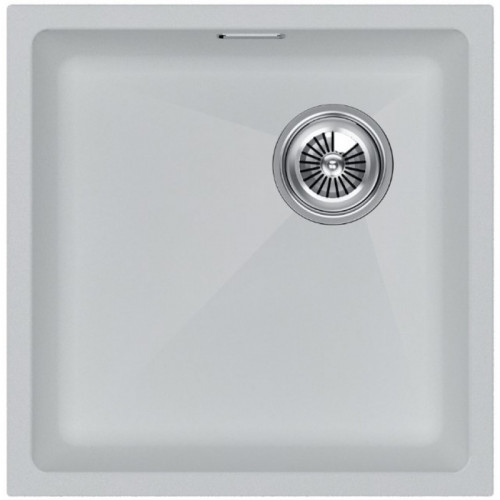 Мойка для кухни Paulmark Lumi UNI-SKEW LU45SK-WH 45.5x44 белый