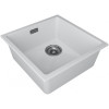 Мойка для кухни Paulmark Lumi UNI-SKEW LU45SK-WH 45.5x44 белый