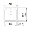 Мойка кухонная Blanco Naya 5 526581 алюметаллик
