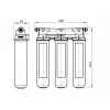 Смеситель для кухни Lemark Ursus LM7261BL085 с фильтром Basic хром/черный