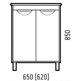 Corozo Тумба с раковиной Чикаго 65