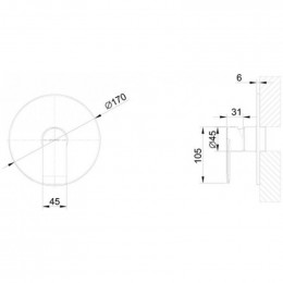 Смеситель для душа Bravat Eddie PB8369402BW-ENG 285583 черный матовый