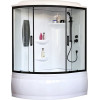 Royal Bath Душевая кабина ALP RB 150ALP-T-BL-R 150x100 R стекло прозрачное профиль черный матовый