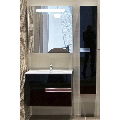 Roca Тумба с раковиной Victoria Nord 80 Black Edition черная