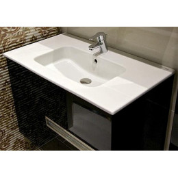 Roca Тумба с раковиной Victoria Nord 80 Black Edition черная
