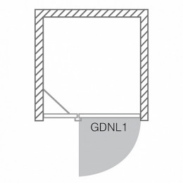 Roltechnik Душевая дверь "GDNL1 1500"