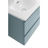 BelBagno Тумба с раковиной Kraft 39-50 подвесная Голубой матовый с раковиной BB-8099-3-50