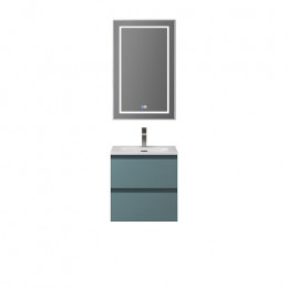 BelBagno Тумба с раковиной Kraft 39-50 подвесная Голубой матовый с раковиной BB-8099-3-50