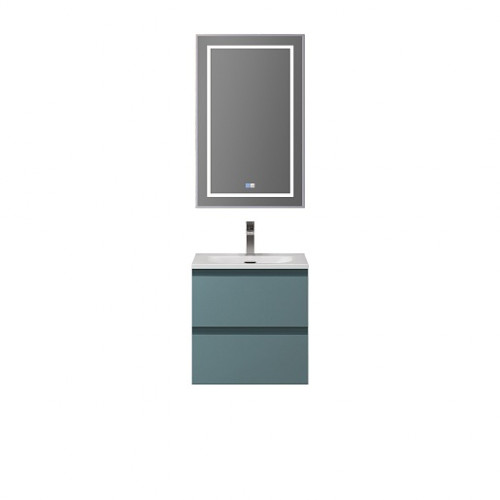 BelBagno Тумба с раковиной Kraft 39-50 подвесная Голубой матовый с раковиной BB-8099-3-50