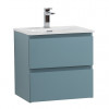 BelBagno Тумба с раковиной Kraft 39-50 подвесная Голубой матовый с раковиной BB-8099-3-50