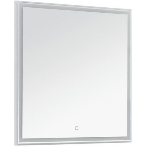 Зеркало Aquanet Nova Lite 75 белое LED