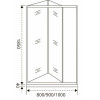 Good Door Душевое ограждение INFINITY SD-100-C-CH
