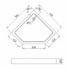 Gemy Поддон для душа ST10T