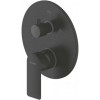 Смеситель для ванны Bravat Eddie PB8369402BW-2-ENG 285582 черный матовый