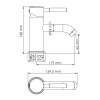 Смеситель для раковины WasserKRAFT Gollach 3305 черный