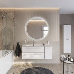 BelBagno Мебель для ванной Eco Cer-N 120-1 L bianco lucido CZR-8095-120-L ручки сатин