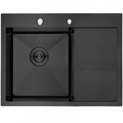 Мойка для кухни Gerhans K35848B-L 58x48 графит
