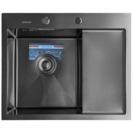 Мойка для кухни Gerhans K35848B-L 58x48 графит